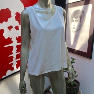 Ruby Rd. Off white soft stretchy tank top L